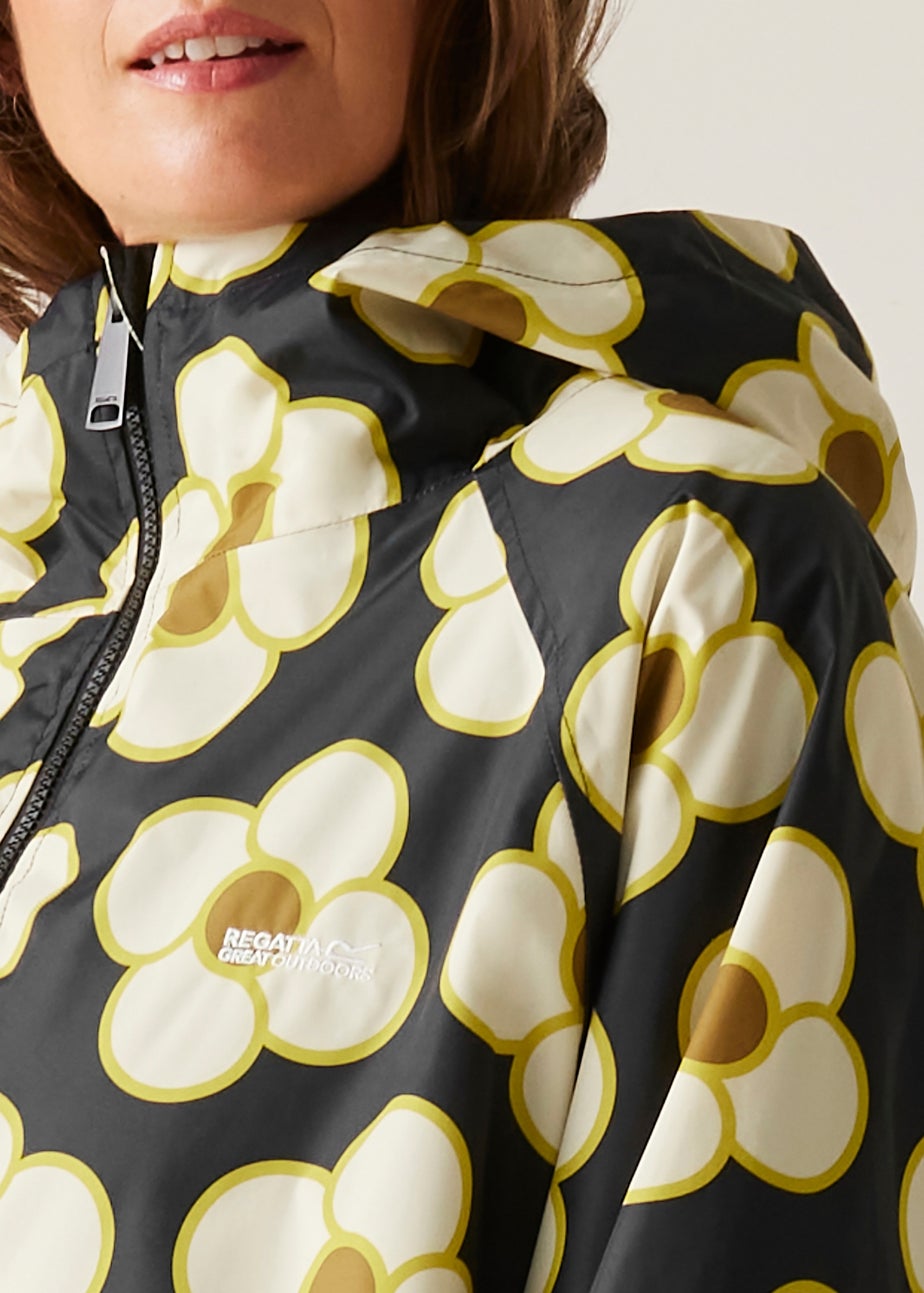 Regatta Spinning Flower Black Orla Waterproof Hydrofort Changing Robe