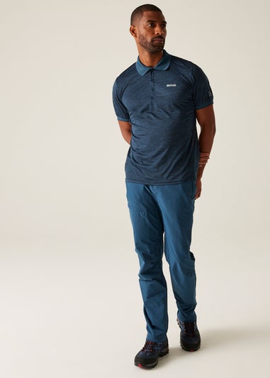 Regatta Moonlight Denim Navy Remex II Quick Dry Polo Shirt