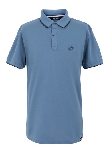 Regatta Pastel Blue Tipping Tadeo II Polo Shirt