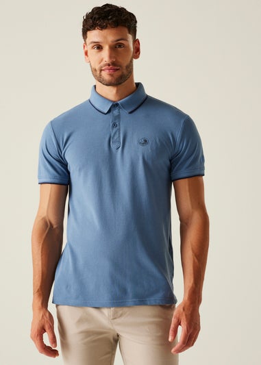 Regatta Pastel Blue Tipping Tadeo II Polo Shirt