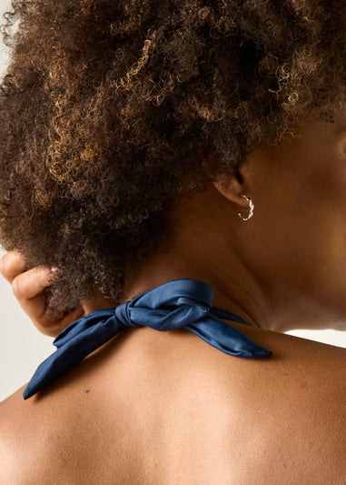 Regatta Navy Seeksucker Stripe Flavia II Swim Costume