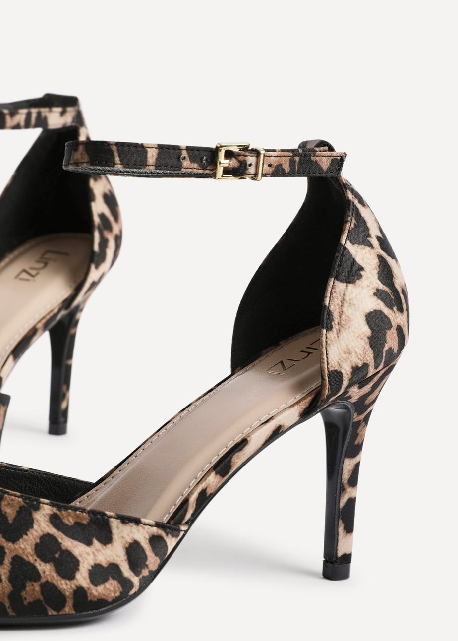 Linzi Thea Leopard Print Classic Stiletto Court Heel