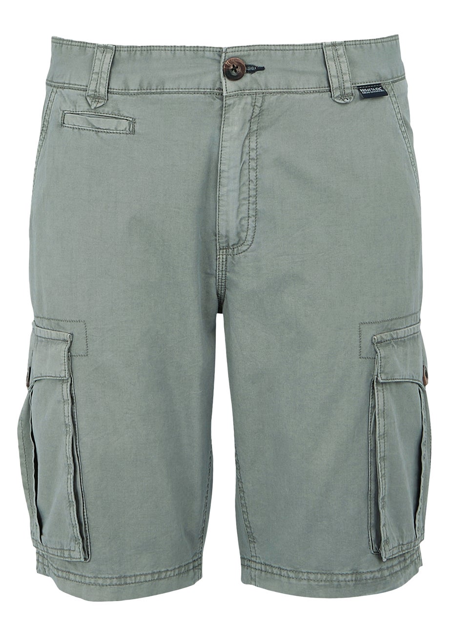 Regatta Storm Grey Shorebay II Multi-Pocket Shorts