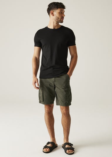 Regatta Dark Khaki Shorebay II Multi-Pocket Shorts