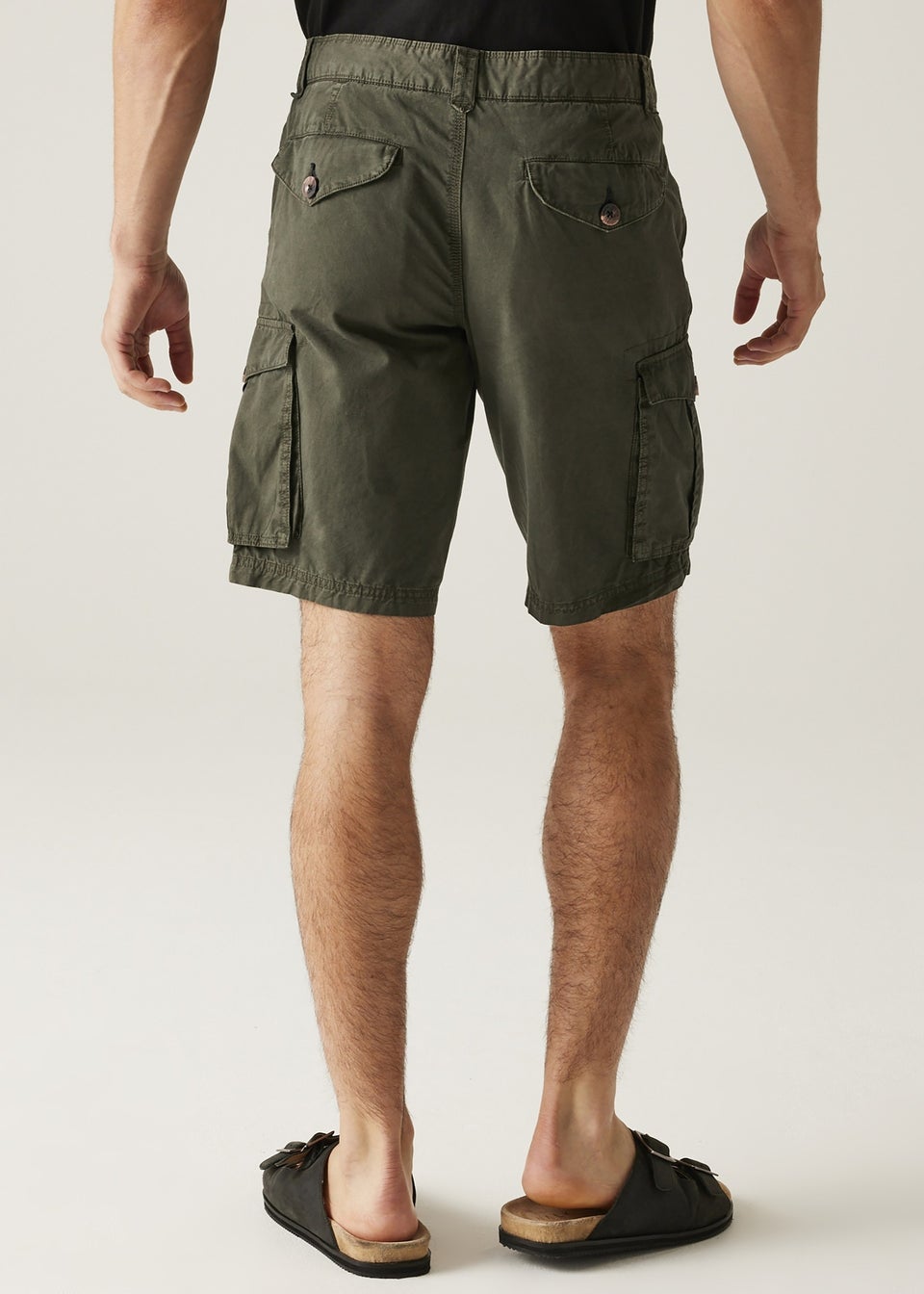 Regatta Dark Khaki Shorebay II Multi-Pocket Shorts