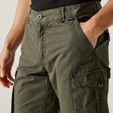 Regatta Dark Khaki Shorebay II Multi-Pocket Shorts