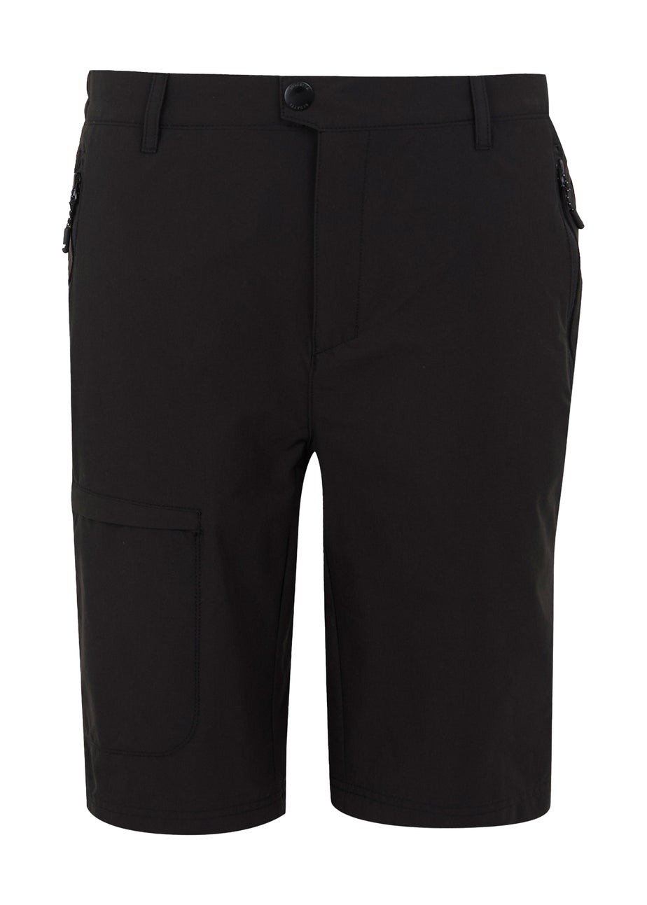 Regatta Black Highton II Water Repellent Isoflex Long Shorts
