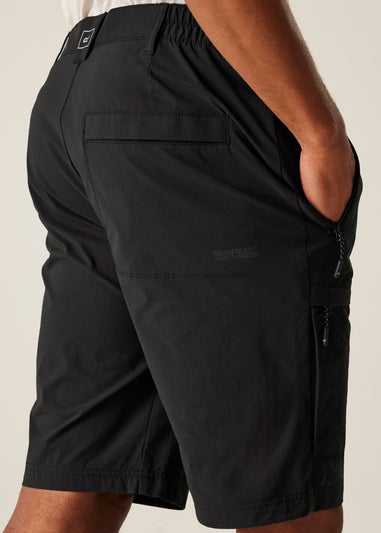 Regatta Black Highton II Water Repellent Isoflex Long Shorts