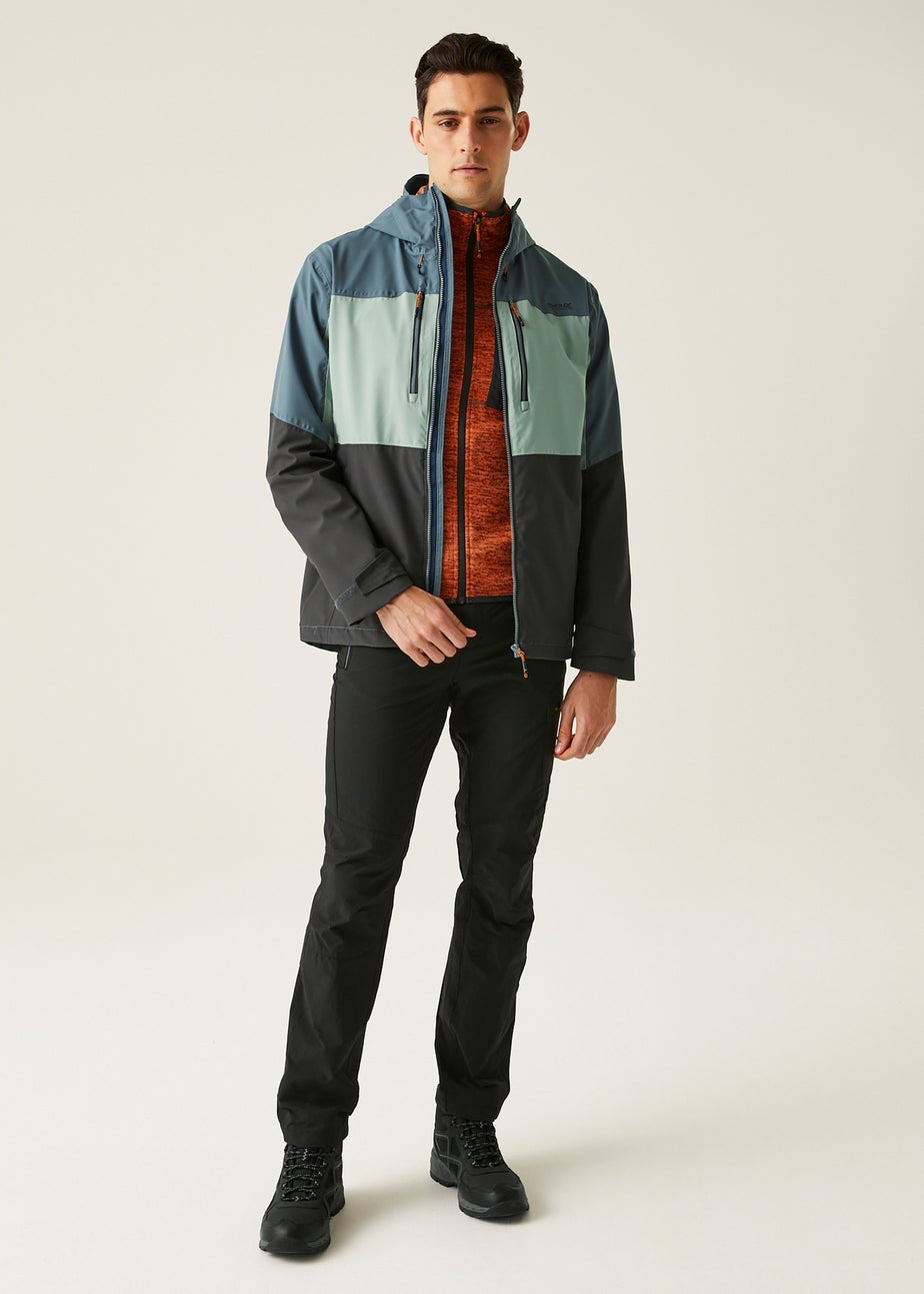 Regatta Grey/Blue Maland II Waterproof Breathable Isotex Stretch Jacket