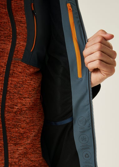 Regatta Grey/Blue Maland II Waterproof Breathable Isotex Stretch Jacket