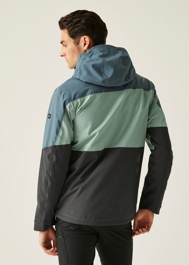 Regatta Grey/Blue Maland II Waterproof Breathable Isotex Stretch Jacket