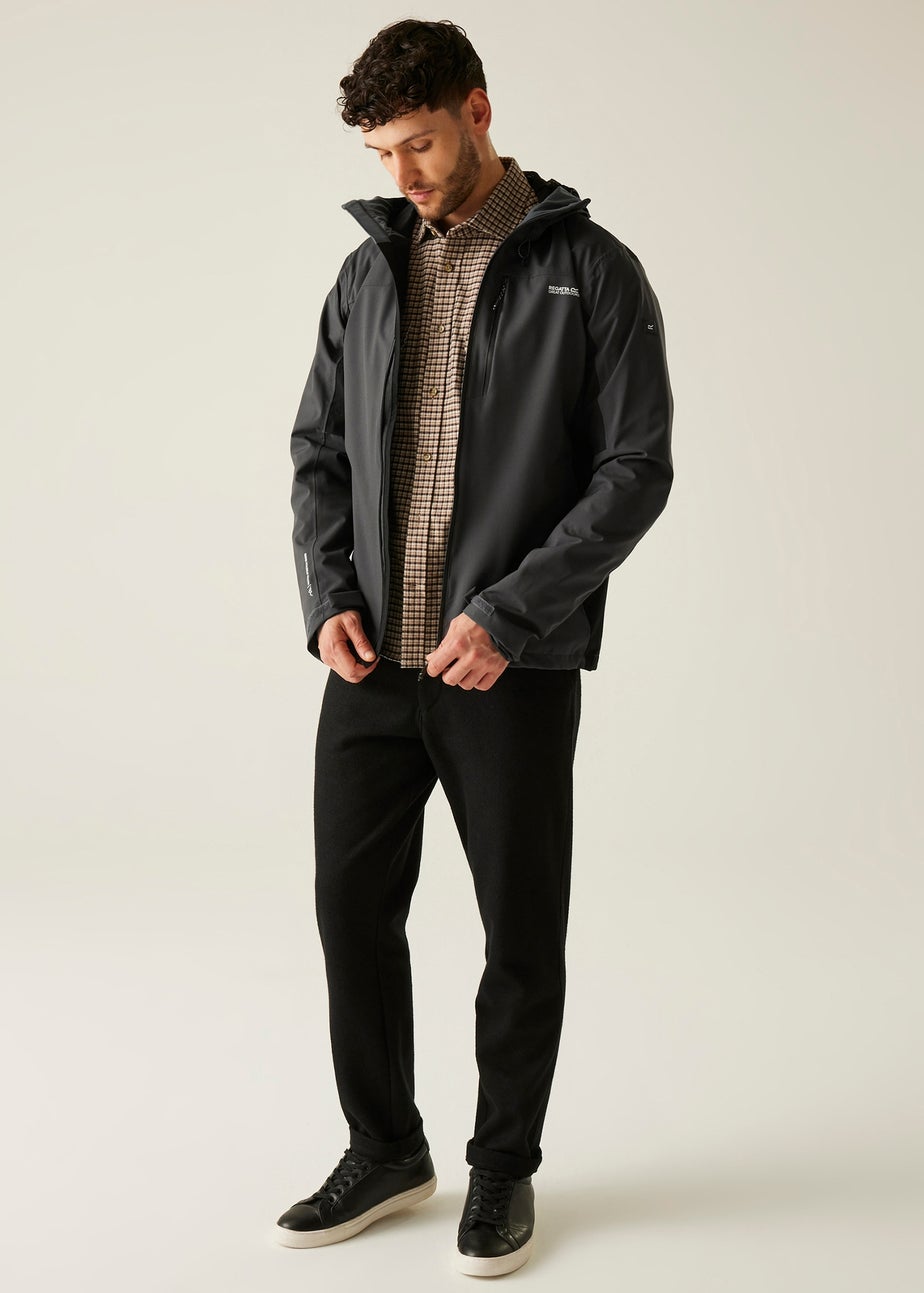 Regatta Ash Black Birchdale II Waterproof Breathable Isotex Stretch Jacket
