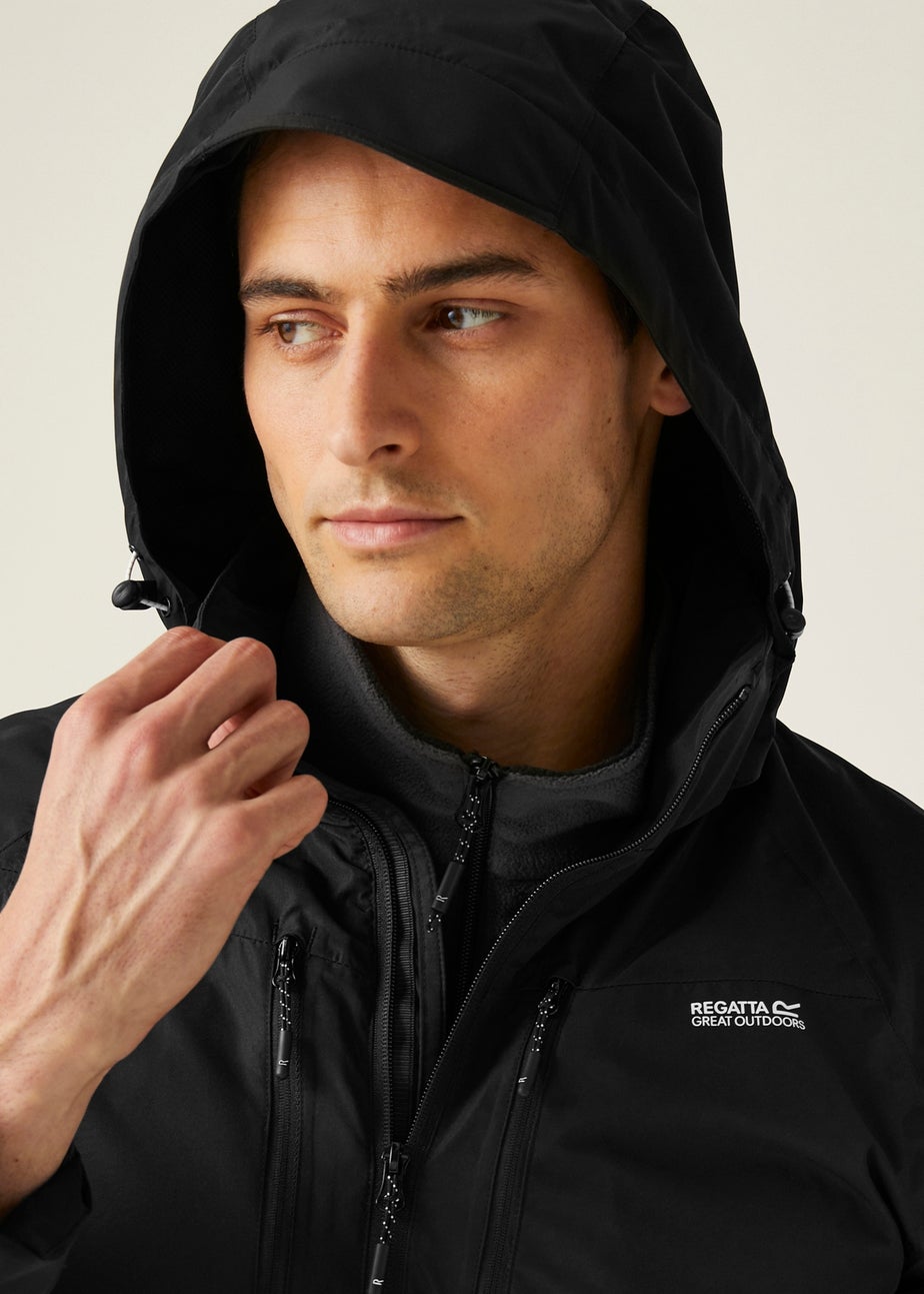 Regatta Black Calderdale VI Waterproof Breathable Isotex Jacket