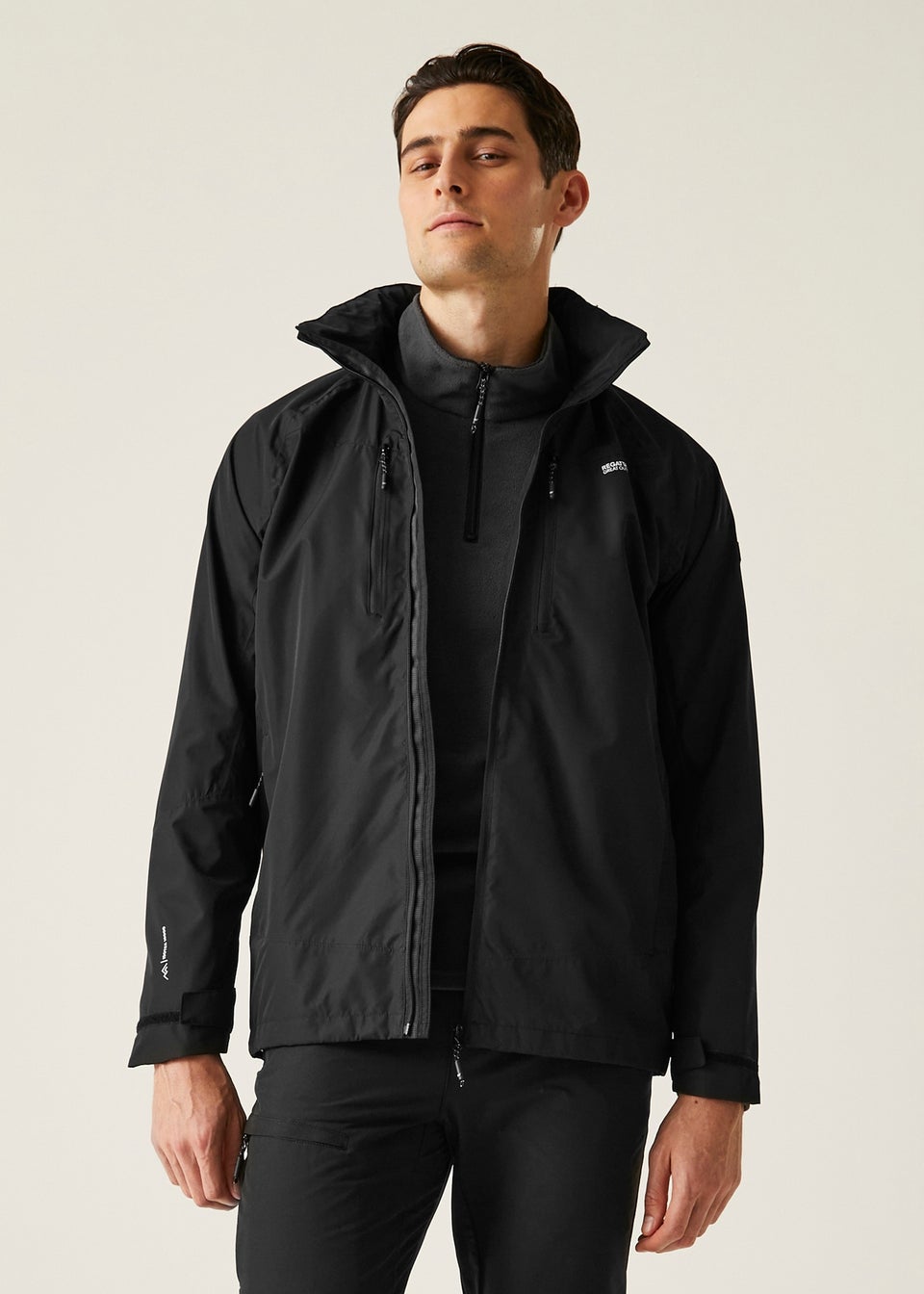 Regatta Black Calderdale VI Waterproof Breathable Isotex Jacket