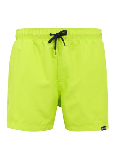 Regatta Citron Leaf Print Mawson III Swim Shorts