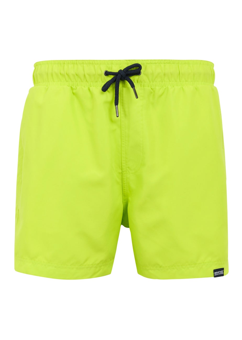 Regatta Citron Leaf Print Mawson III Swim Shorts