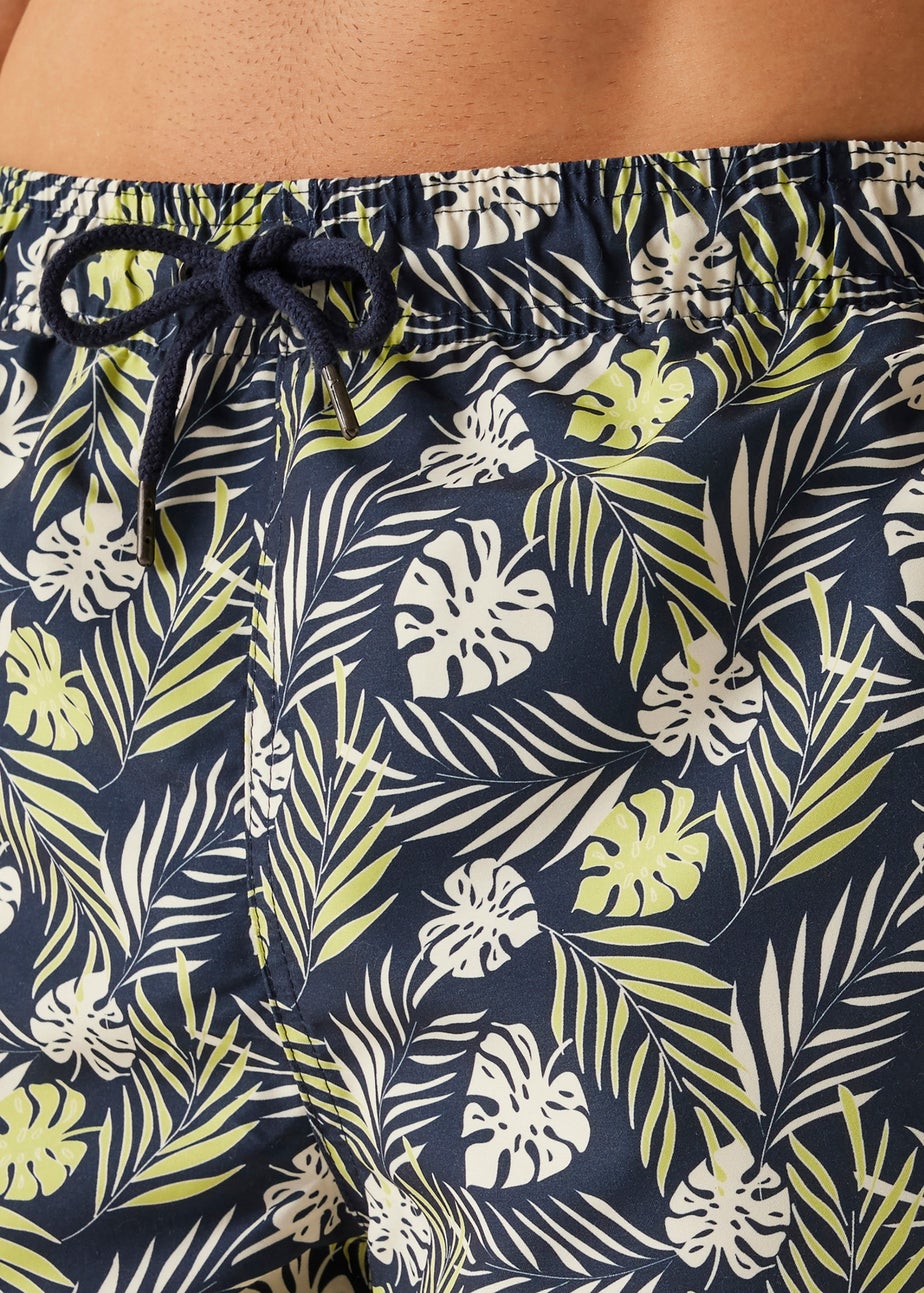 Regatta Navy/Yell Leaf Loras Swim Shorts