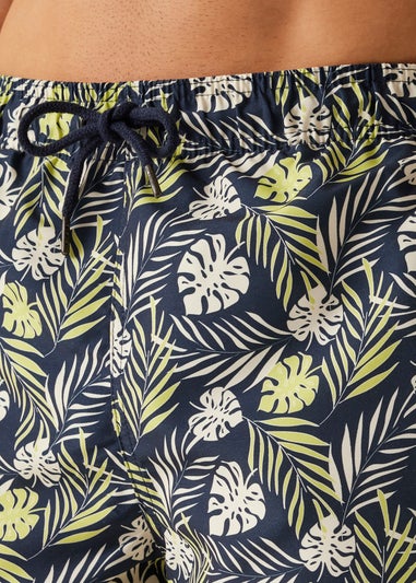 Regatta Navy/Yell Leaf Loras Swim Shorts