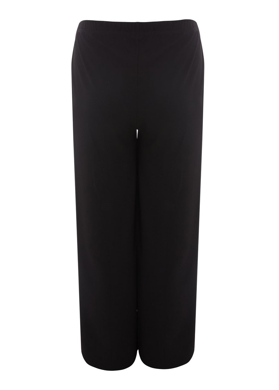 Quiz Black Curve Palazzo Trousers
