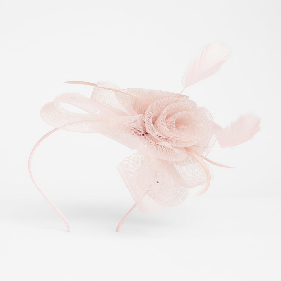 Quiz Pink Flower Headband Fascinator