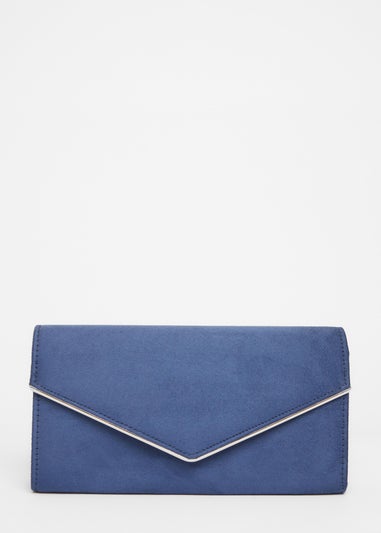 Quiz Navy Thin Clutch Bag