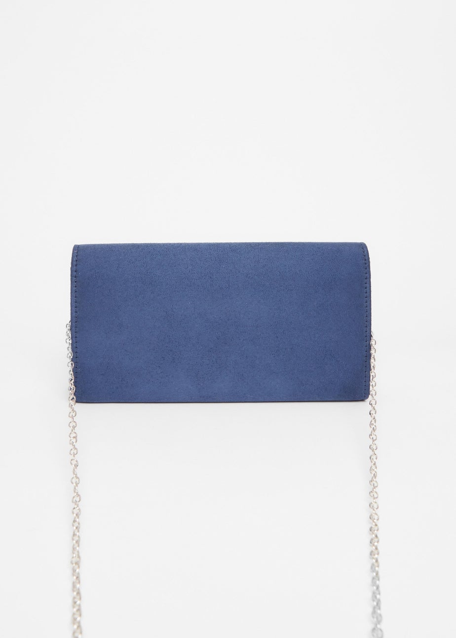 Quiz Navy Thin Clutch Bag