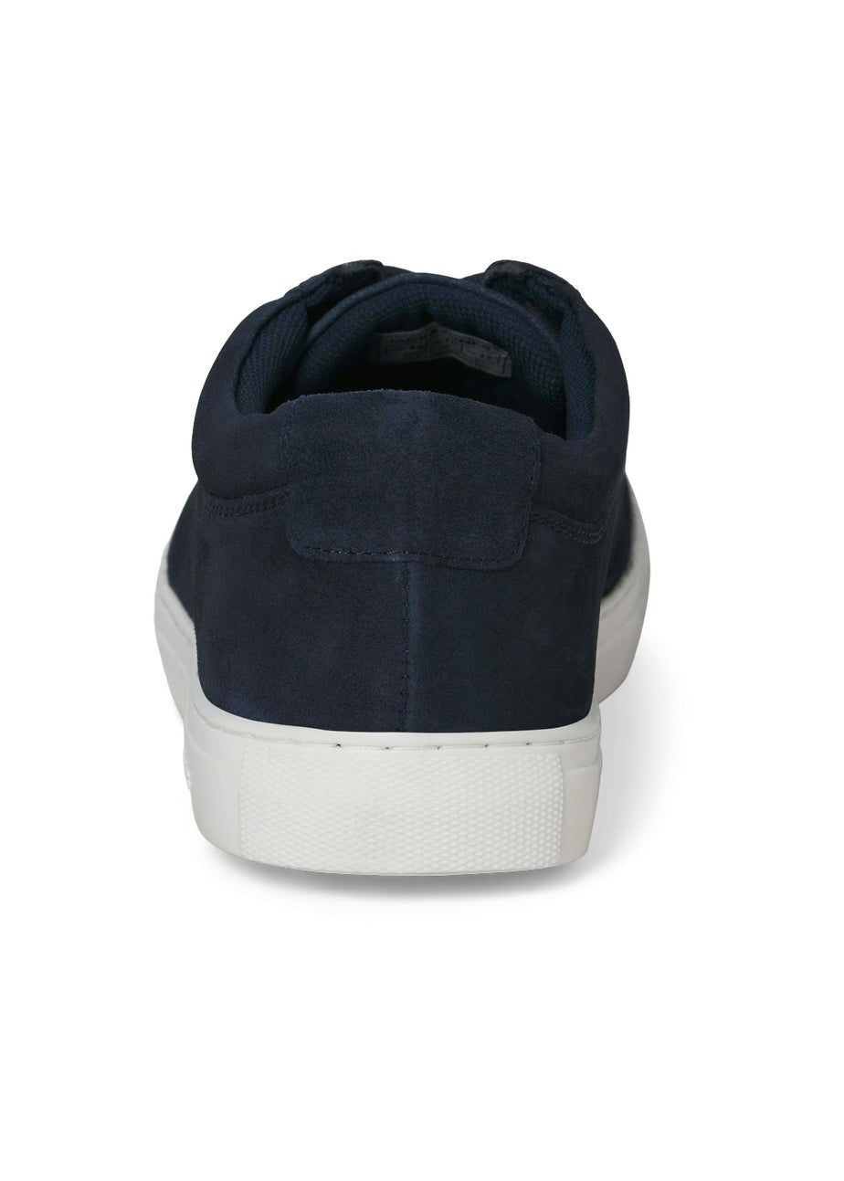 Jack & Jones Navy Galaxy Suede Trainers