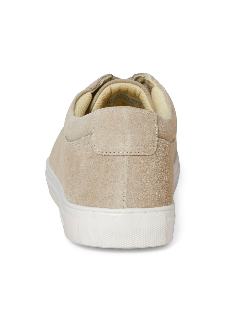 Jack & Jones Taupe Galaxy Suede Trainers