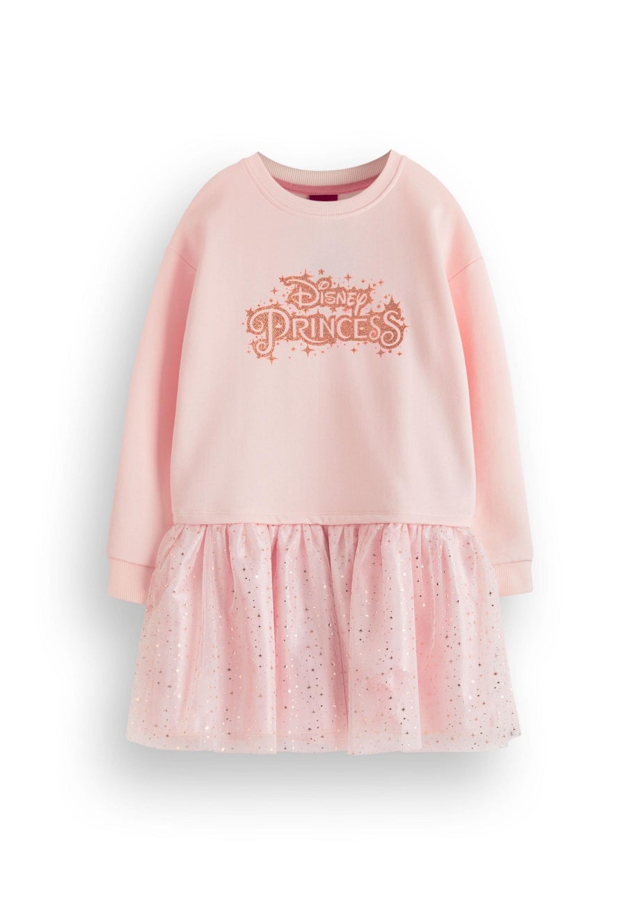 Disney Princess Kids Pink Sweater Dress (2-8 Years)