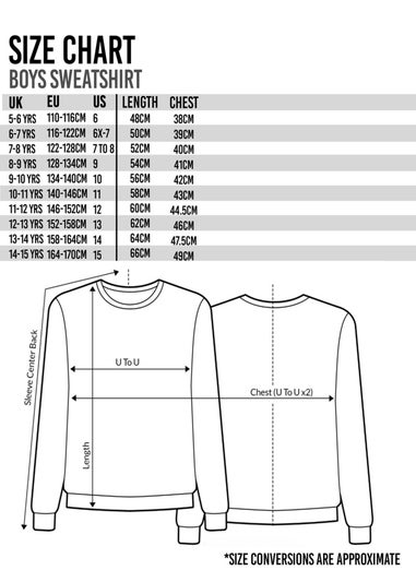 Xbox Kids Black Sweatshirt (5-15 years)