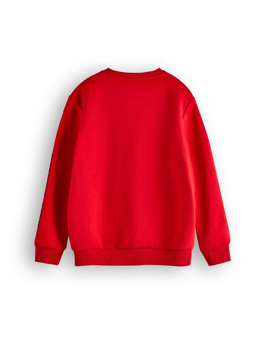 Vanilla Underground Marvel Spiderman Kids Red Sweatshirt (2-8 years)