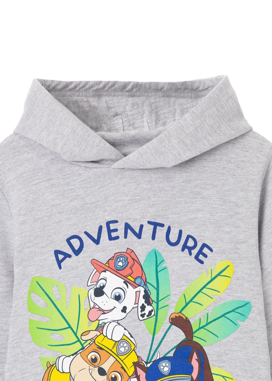 Paw Patrol Advernture Squad Kids Grey Marl Hoodie (3-8 years)