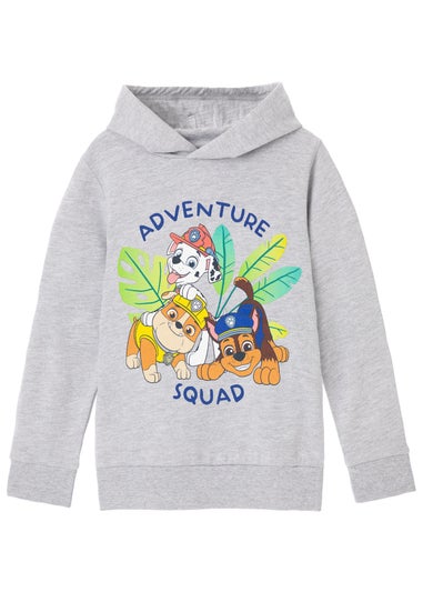 Paw Patrol Advernture Squad Kids Grey Marl Hoodie (3-8 years)