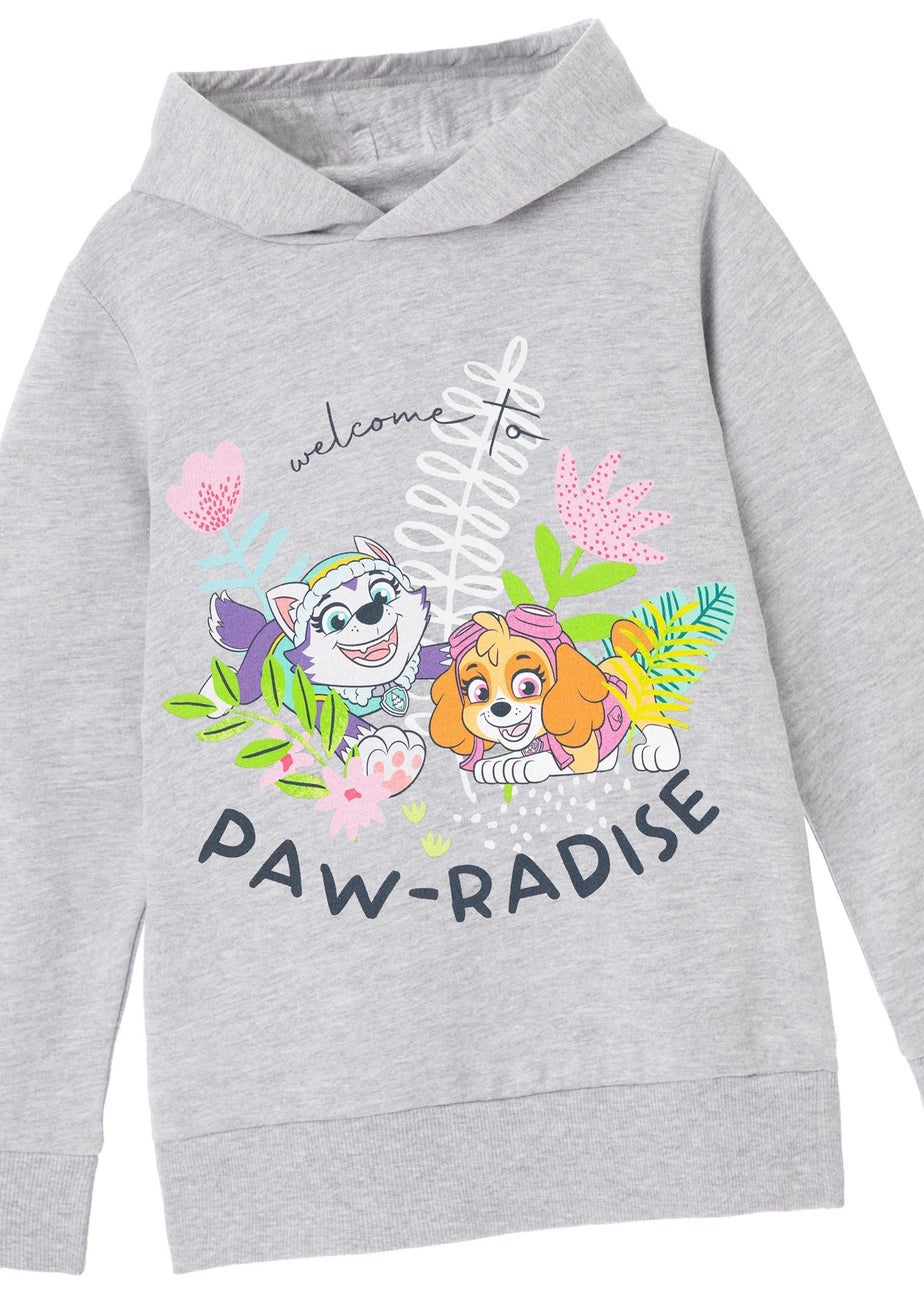 Paw Patrol Paw Radise Kids Grey Marl Hoodie (3-8 years)