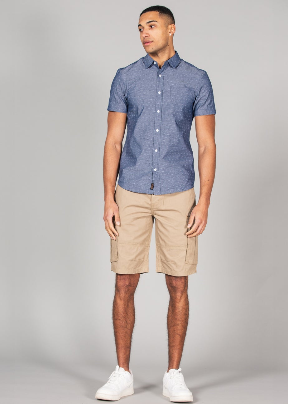 Tokyo Laundry Stone Cotton Ripstop Cargo Shorts