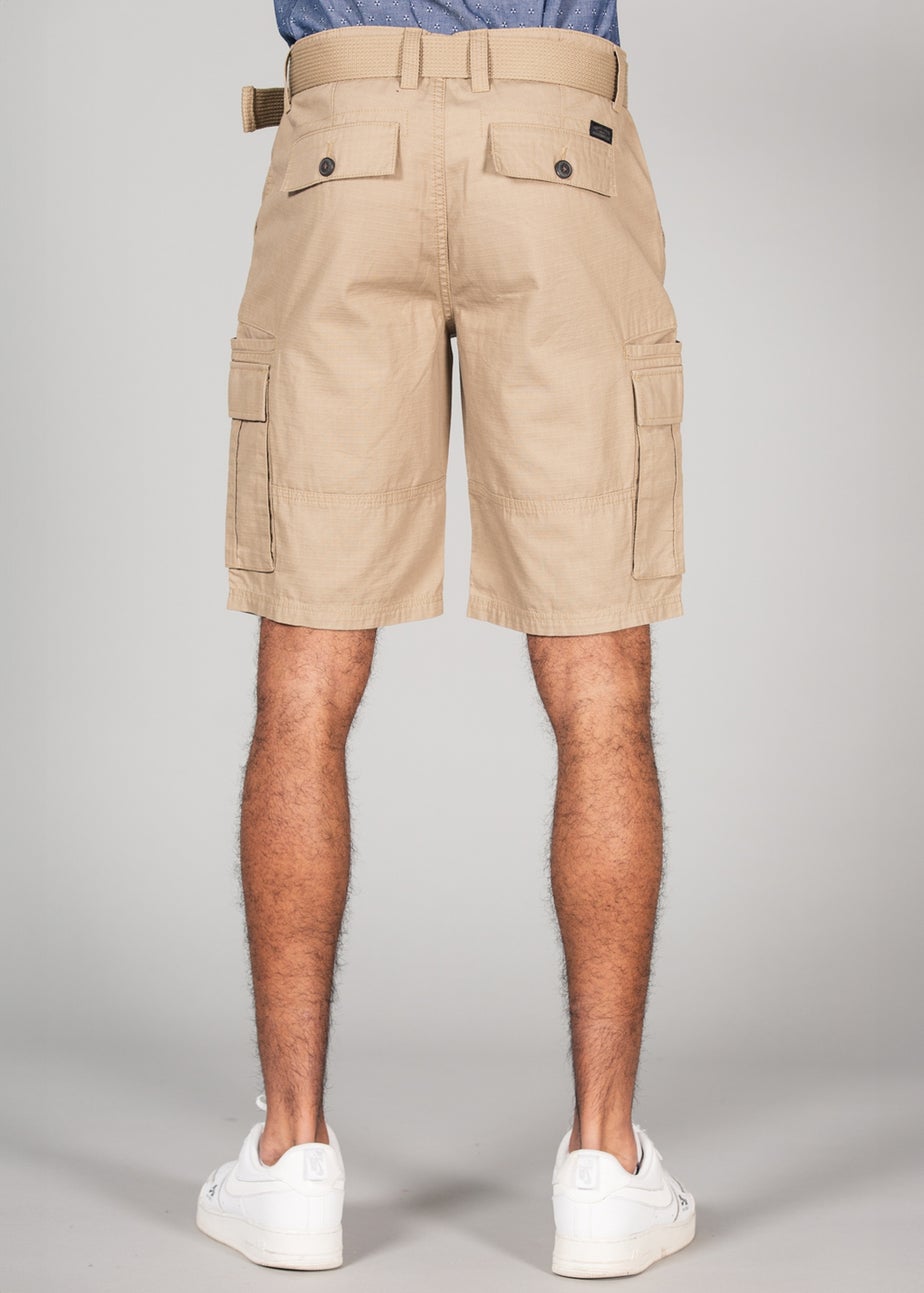 Tokyo Laundry Stone Cotton Ripstop Cargo Shorts