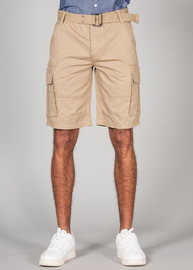 Tokyo Laundry Stone Cotton Ripstop Cargo Shorts