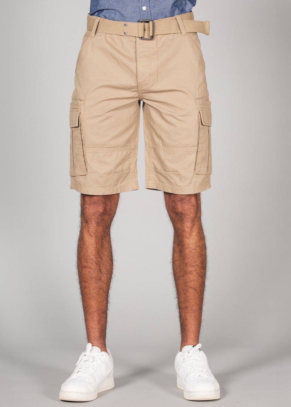 Tokyo Laundry Stone Cotton Ripstop Cargo Shorts