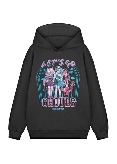 Monster High Let's Go Ghouls Kids Black Hoodie (3-14 years)