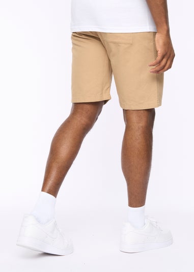 Crosshatch Stone Blansmoore Elastic Waist Shorts
