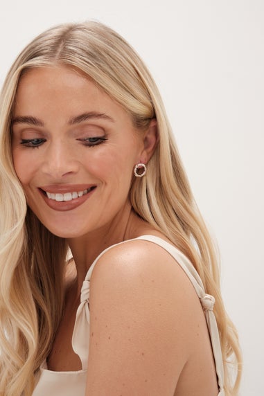 Simply Silver Sterling Silver 925 Polished Twisted Wreath Stud Earrings