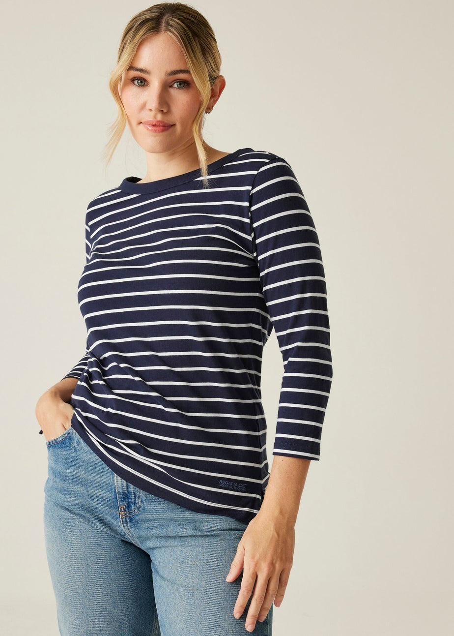 Regatta Navy Stripe Bayletta II Tee