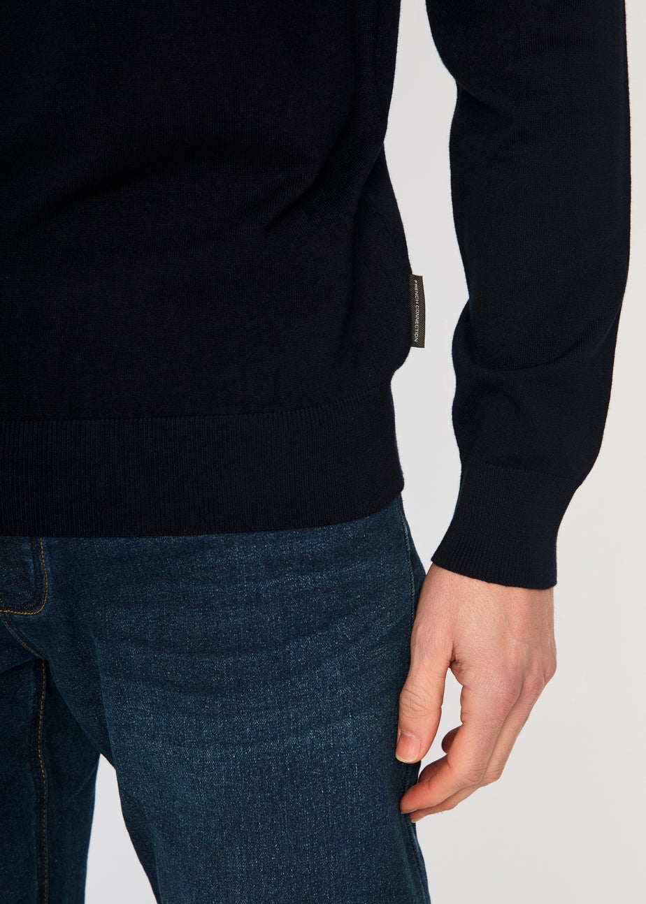 French Connection Navy Crew Neck Long Sleeve Knitted Jumper