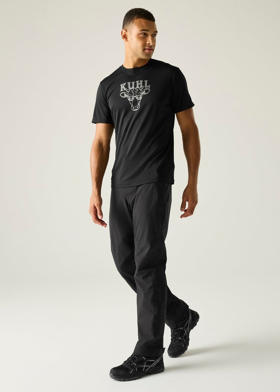 Regatta Black Highton Stret Waterproof, Breathable Trousers