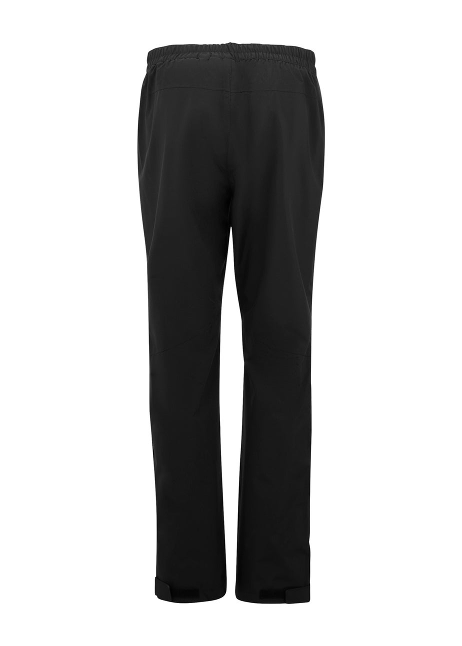 Regatta Black Highton Stretch Waterproof Breathable Isotex Stretch Overtrousers