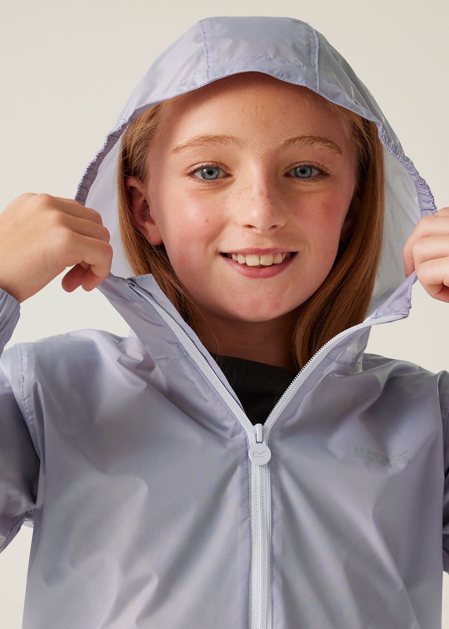 Regatta Thistle Hint Kids Pack-It III Waterproof Breathable Isolite Jacket (3-16 Years)