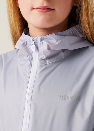 Regatta Thistle Hint Kids Pack-It III Waterproof Breathable Isolite Jacket (3-16 Years)
