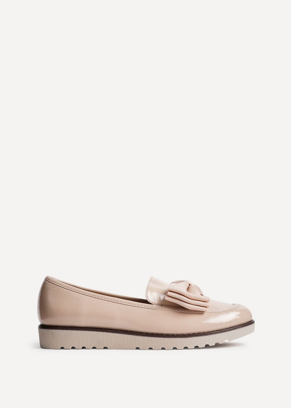 Linzi Cathy Camel Patent Classic Slip On Loafer