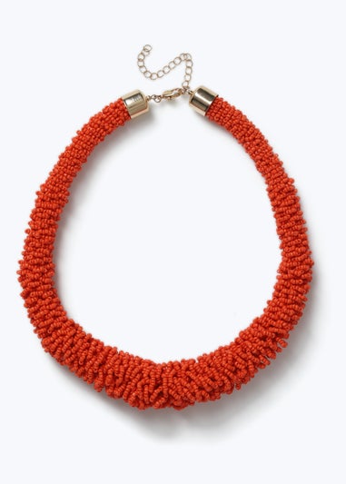 Muse Red Sea Bead Necklace