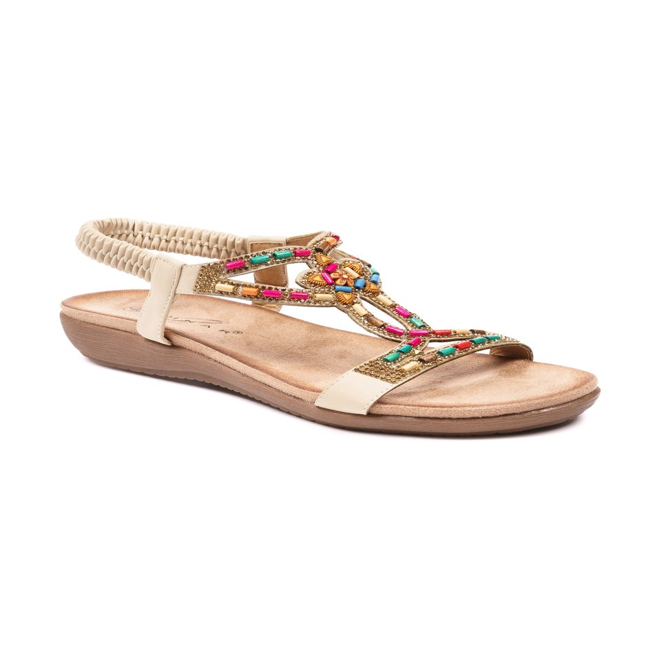 Lunar Beige Mariella Sandal